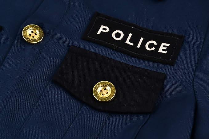 ReliBeauty Girl’s Police Costume Halloween Dress