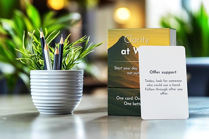Intention Cards, 80 Daily Prompts for Clarity & Focus (Clarity at Work)