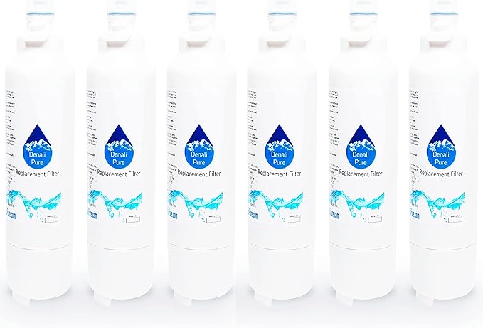 6-Pack Replacement for LG LSXS22423S Refrigerator Water Filter - Compatible with LG LT800P, ADQ73613401 Fridge Water Filter Cartridge