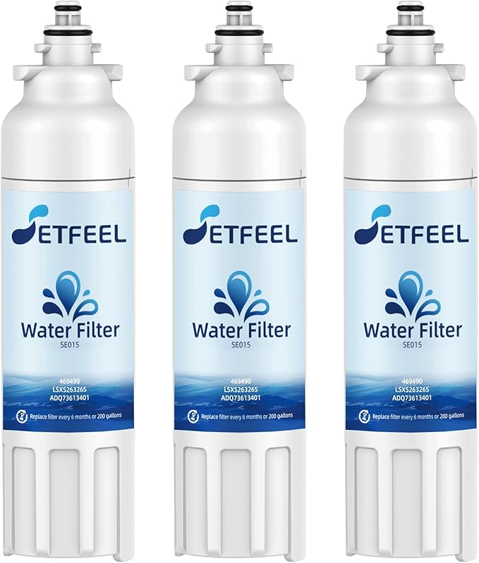 Replacement for LT800P LG Refrigerator Water Filter, ADQ736134 ADQ73613401, LMXS30776D, LMXC23746D, LMXC23746S, LMXS30776S, LSXS26326S, LSXS26366S, Kenmore Elite 9490, 46-9490, 3 Pack SETFEEL