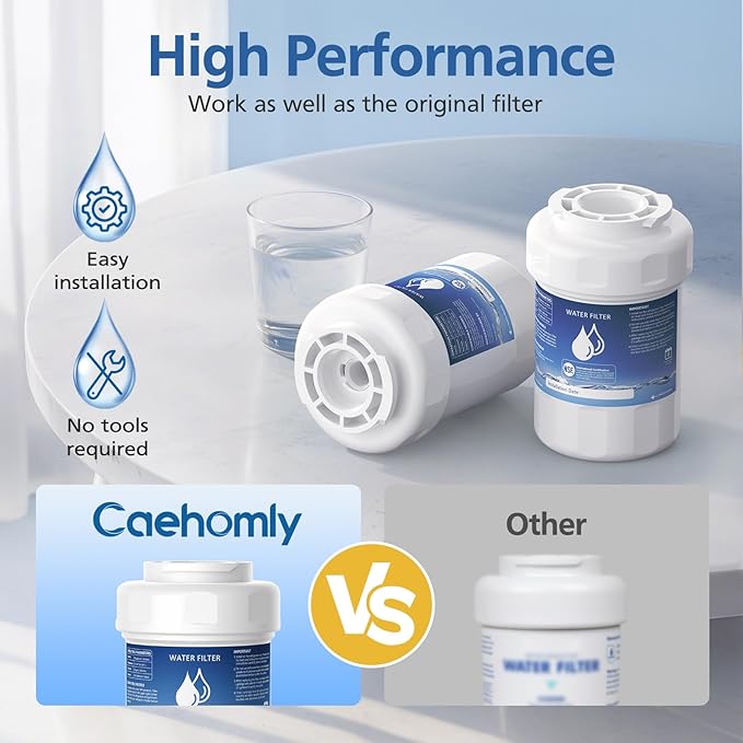 MWF Water Filter Compatible with GE® MWF®, SmartWater MWFP, MWFA, MWFINT, GWF, GWFA, HDX FMG-1, Kenmore® 9991, High Efficiency Filtration and Every 6 Months Value, NSF Certified, 2 Pack