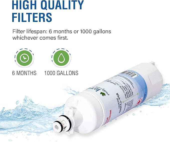 Royal Pure Filters RPF-LT700P Compatible Refrigerator Water Filter for LG LT700-P, 46-9690,ADQ36006102,EFF-6032A,PH21410,Made in USA,3 Pack