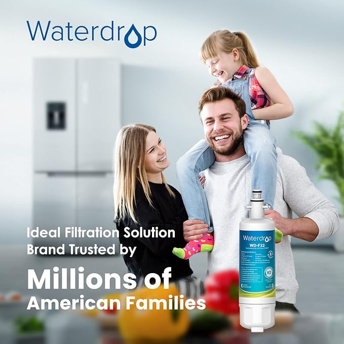 Waterdrop 469690 ADQ36006101 Refrigerator Water Filter, Replacement for LG® LT700P® 5 Pack