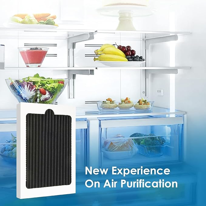 Waterdrop Replacement filter for Frigidaire® & Electrolux® EAFCBF®, Paultra® Refrigerator Air Filter, Pure Air Ultra®, SCPUREAIR2PK, 242047801, 242061001, 242047804, Carbon Activated Filter, 3 Pack