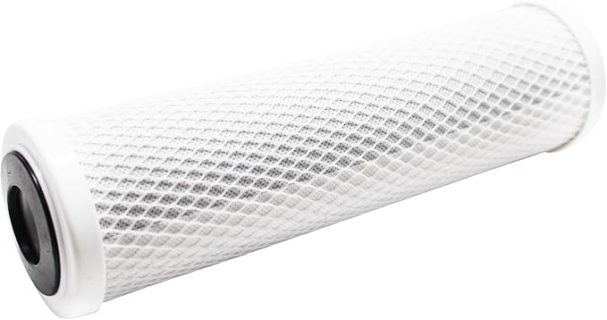 2-Pack Replacement for Compatible with iSpring CKC1C Activated Carbon Block Filter - Universal 10 inch Filter Compatible with iSpring 123Filter Portable Clear Single-Stage Countertop System #CKC1C