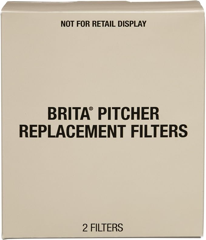 Brita Standard Water Filter, Standard Replacement Filters for Pitchers and Dispensers, BPA Free - 2 Count