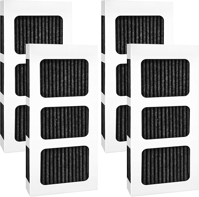 Paultra2 Refrigerator Air Filter Replacement, Compatible with Frigidaire Pureair Ultra 2, Pure Air Ultra 2, Pureair Ultra ii, and Electrolux 242047805, 5303918847, EAP12364179, 4 Pack