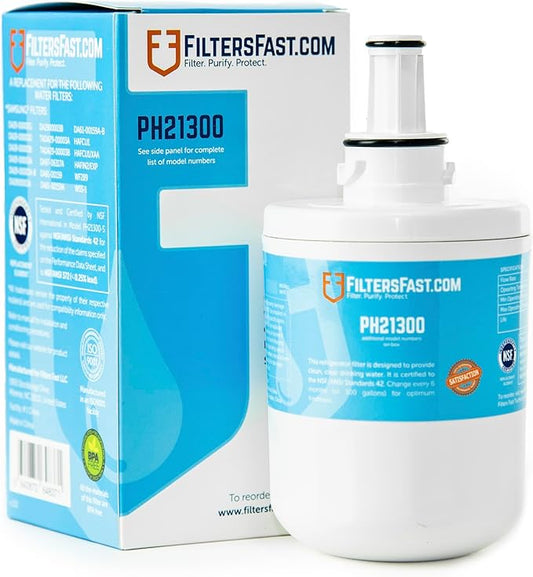 Filters Fast PH21310 Compatible Replacement for Samsung DA29-00020B Carbon Water Filter Cartridge, Fridge Refrigerator Water Dispenser