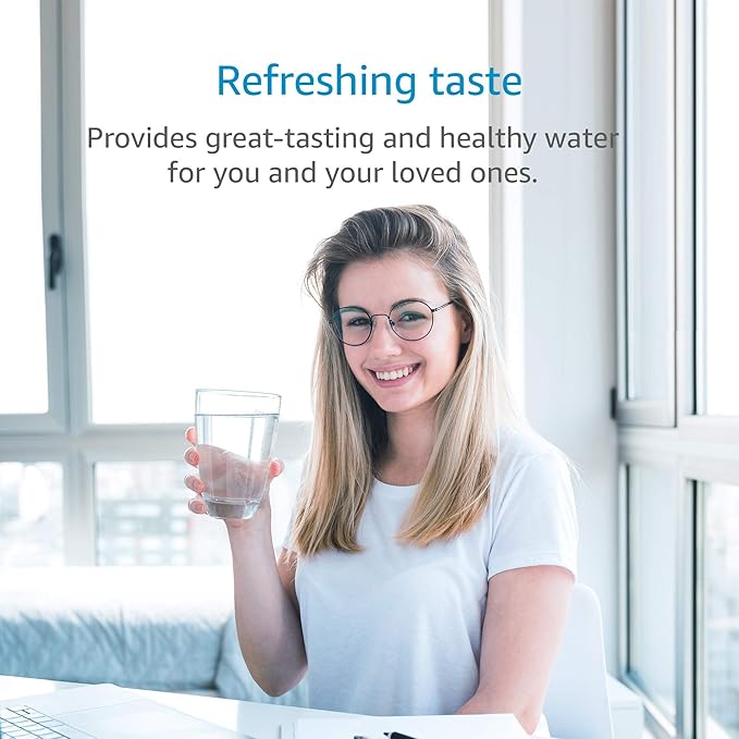 AQUA CREST RC EZ 3 Water Filter, Replacement for Culligan ®RC-EZ-3, US-EZ-3, RC-EZ-1, Brita® USF-201, USF-202, DuPont® Carbon 3000QT Filter, 2K Gallons