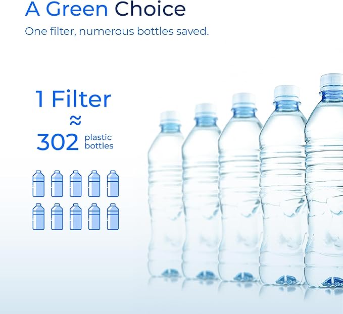 Waterdrop Replacement for Brita® Stream Pitcher Water Filter, Brita® OB05 Filter Pitchers and Dispensers, Pour Through Filters, Upgraded 7-stage Filters, Lasts 2 Months, Pack of 8