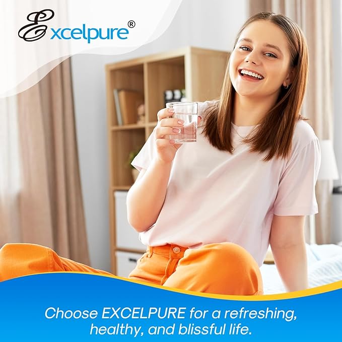 EXCELPURE RWF5800A Replacement for Frigidaire EPTWFU01, Pure Source Ultra II, EWF02, GP006, 4562222, SCWFTCTO, MR022, JO22, TH-01 Refrigerator Water Filter and Pureair Ultra 2 Air Filter, 2 Combo
