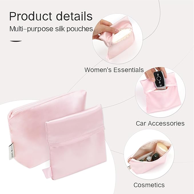 Silky Bag Insert Fit for Hermes Lindy 19/26, Silky Purse Organizer, Lightweight and Silk Touch (Fits Lindy 26, Pink)