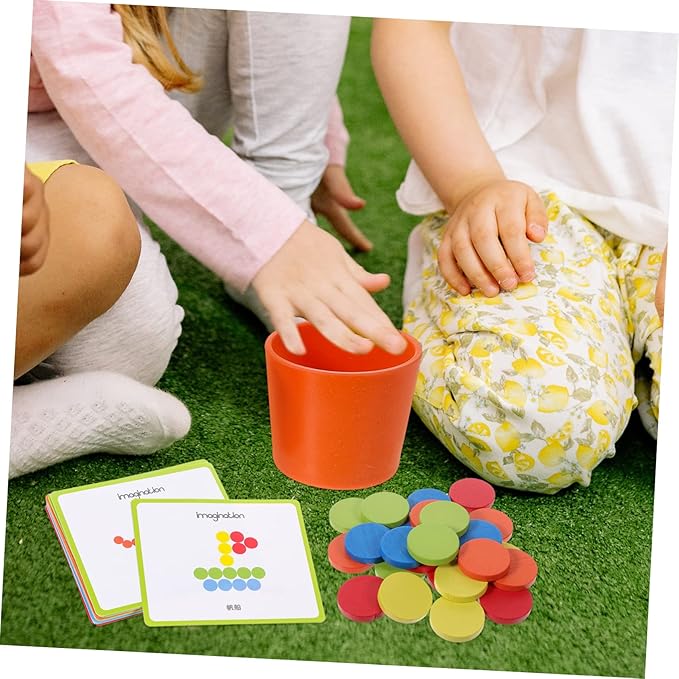 Milisten 1 Set Color Learning Sorting Cups for Educational for Color Recognition and Logical Thinking Stacking Cup Present for Birthdays and Holidays