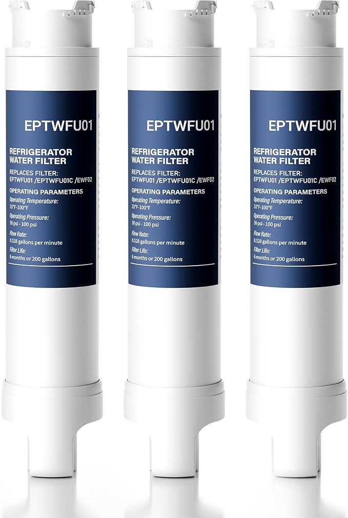 Replacement for Frigidaire EPTWFU01, EWF02, Pure Source Ultra II, 012505454226, 4562222, PACK of 3