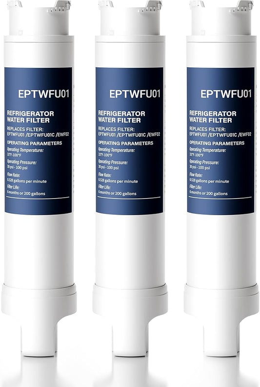Replacement for Frigidaire EPTWFU01, EWF02, Pure Source Ultra II, 012505454226, 4562222, PACK of 3