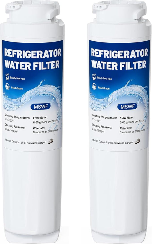 MSWF Water Filter Replacement Compatible with GE MSWF 101820A,101821B, RWF1500A,MSWFDS,Pack of 2,By YPMQY
