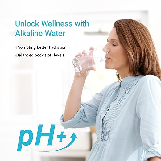 AQUA CREST PF-AL Alkaline Water Filter Replacement for Waterdrop® Pitcher Filtration System, Fits Waterdrop® PF-AL, Reduces PFOA/PFOS, Chlorine, Last Up to 100 Gallons, 3 Pack