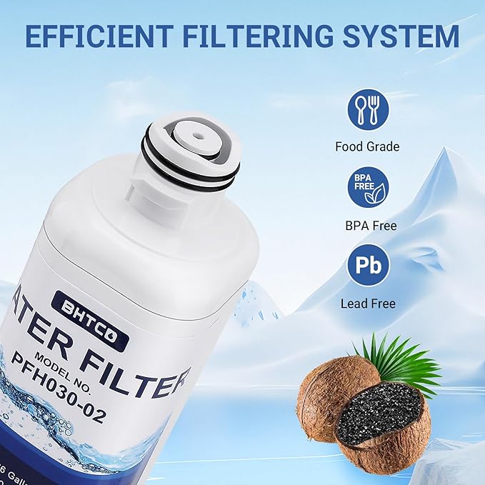Water Filter for Samsung RF23BB8600QLAA/ RF30BB6600QLAA/ RF30BB660012AA/ RF30BB6200QLAA/ RF29BB8600QLAA/RF29BB860012AA/ RF30BB620012AA Refrigerator Replacement -3PCS