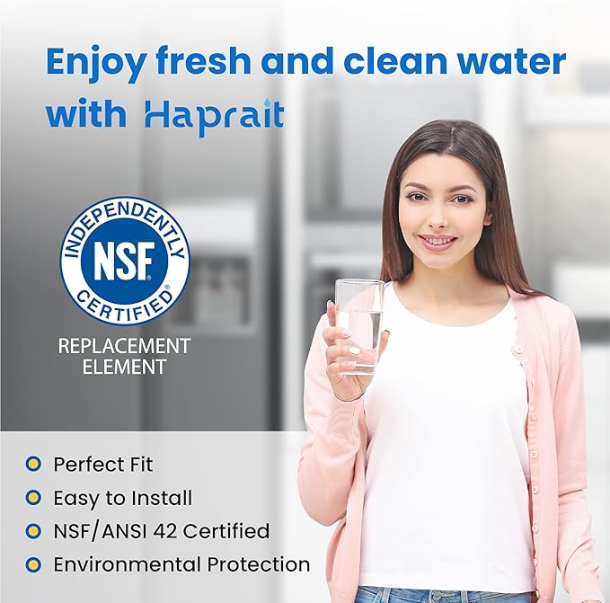 WF3CB Water Filter Replacement, HP006 Compatible with Frigidaire WF3CB, Pure Source 3, WF425, 706465, 242069601, 242086201, 242017800, Height 9 inches, 1 Count