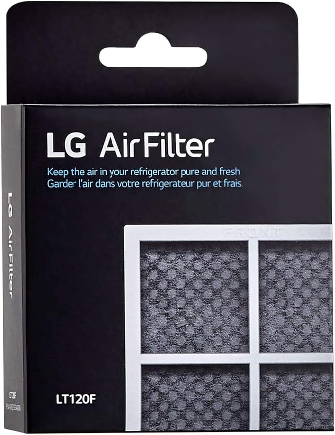 Everydrop Value by Whirlpool, Replacement Water Filter for LG LT700P, EVFILTERL7, Single-Pack & Lg LT120F - 6 Month Replacement Refrigerator Air Filter, White