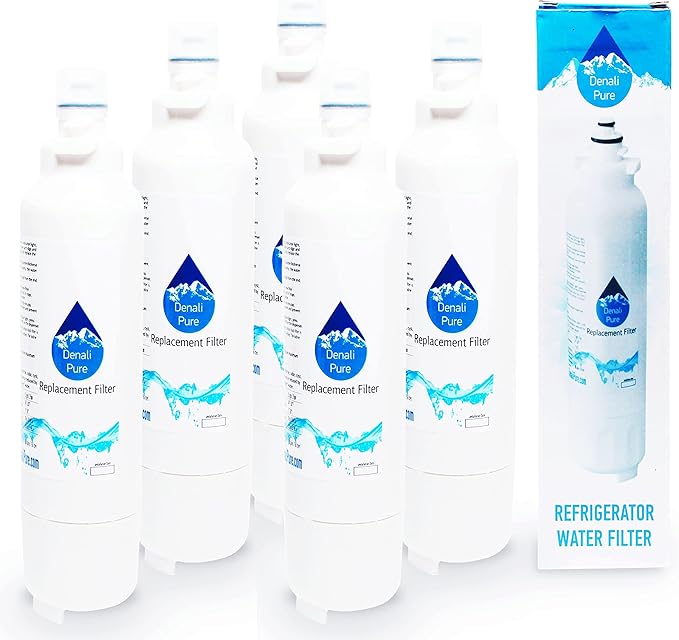 5-Pack Replacement for LG LSXS26366S Refrigerator Water Filter - Compatible with LG LT800P, ADQ73613401 Fridge Water Filter Cartridge