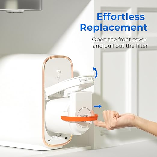 Waterdrop D4RF Filter, Replacement for D4 Under Sink Reverse Osmosis System, 1-Year Lifetime