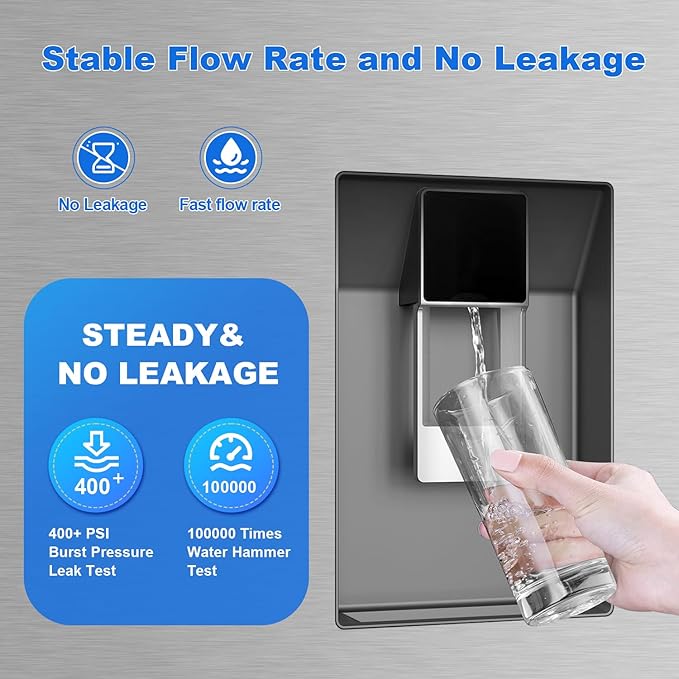 FPPWFU01 Water Filter Replacement Compatible with Frigidaire FPPWFU01, Electrolux FPPWFU01, PureAdvantage, PWF-1 FPPWFU01 PurePour Water Filter, Remove Impurities from Water (3-PCS)