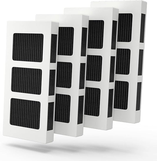 4 PACK Upgrade Refrigerator Air Filter Replacement for Paultra2 Compatible with Frigi-daire Pureair Ultra 2, Pure Air Ultra 2, Pureair Ultra ii and Elec-trolux 242047805, 5303918847, EAP12364179
