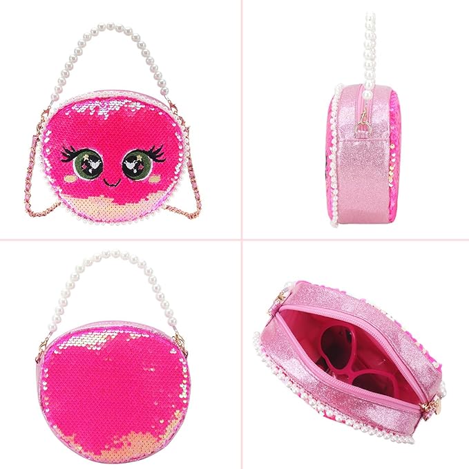 Girls Purse for Kids Age 3-12 - Purse for Little Girl Gifts, Crossbody Bag
