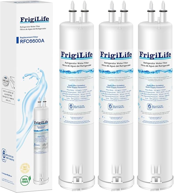 Refrigerator Water Filter Replacement for Filter 3, EDR3RXD1, 4396841, 4396710, Kenmore 9030, 9083, 46-9083, 46-9030, KAD3RXD1, WHR3RXD1, RFC6600A, 3PACK