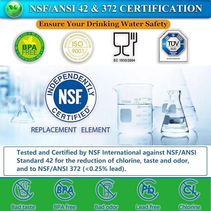 PWF-1 FPPWFU01Refrigerator Water Filter & PureAir Ultra II PAULTRA2 Air Filter Combo, Compatible with Frigidaire FRIGCOMBO13, FRSS26L3AF, FRSS2333AS, FRSC2333AS, FRSS2323AB, (1+1- Combo)