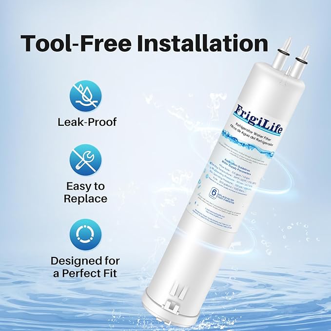 Refrigerator Water Filter Replacement for Filter 3, EDR3RXD1, 4396841, 4396710, Kenmore 9030, 9083, 46-9083, 46-9030, KAD3RXD1, WHR3RXD1, RFC6600A, 3PACK