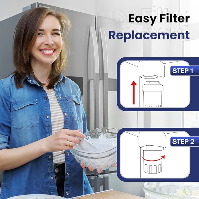 RWF0600A Replacement for GE MWFP, MWFA, MWFAP, MWFINT, GWF, GWFA, HWF, HWFA, HDX FMG-1, Smartwater, WFC1201, GSE25GSHECSS, 197D6321P006 （4 Pack)