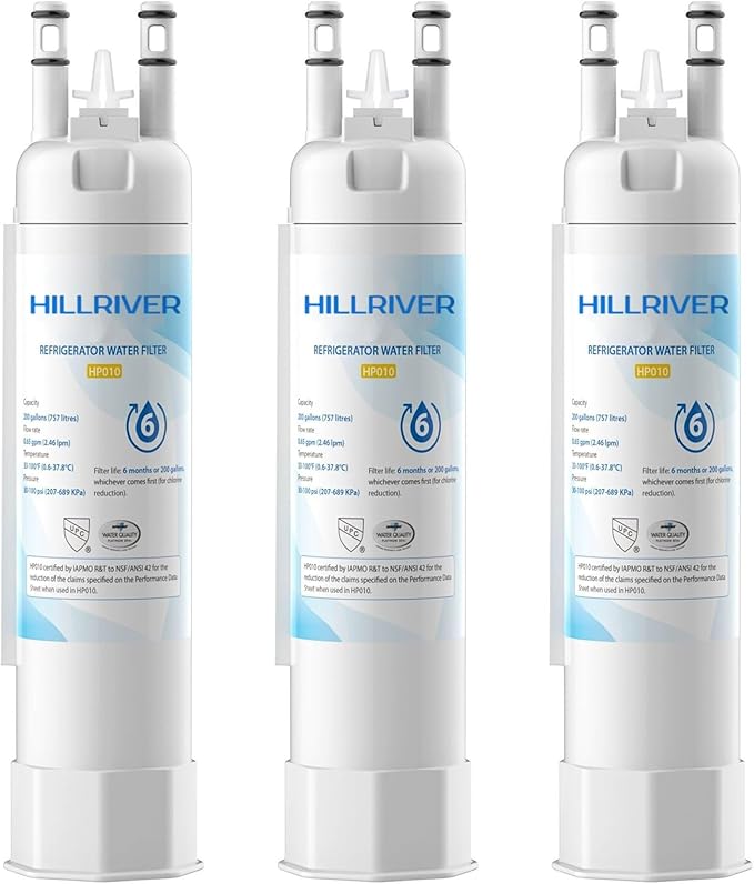 FPPWFU01 EPPWFU01 Water Filter Replacement, Compatible with EPPWFU01 PureAdvantage PWF-1, Frigidaire FPPWFU01 PurePour PWF-1 (3 Count)