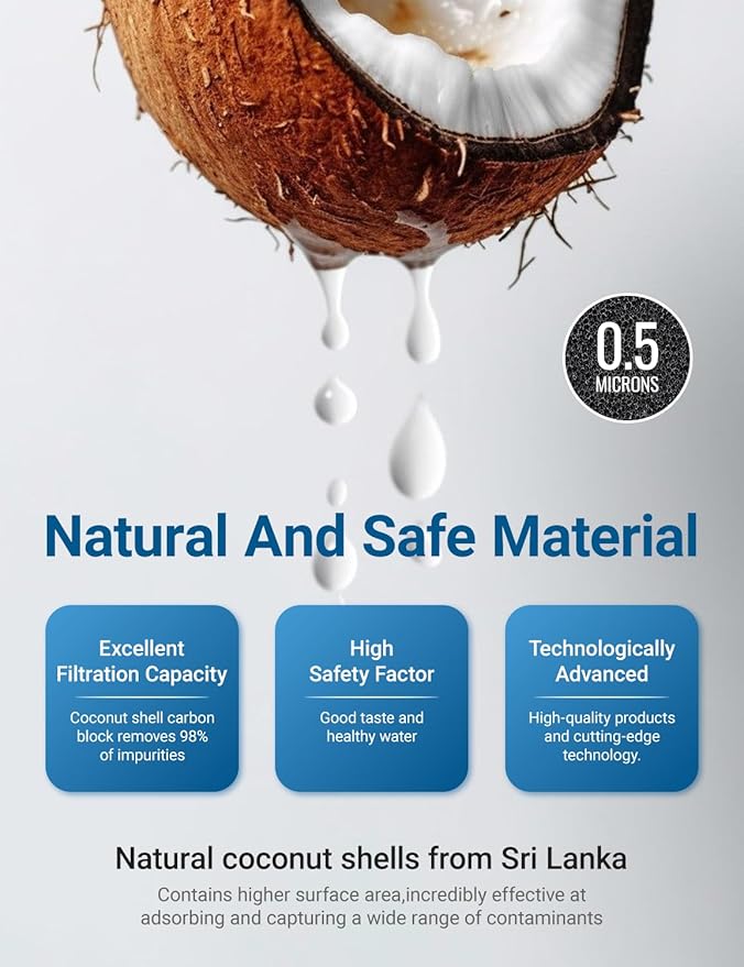 Cobectal DA29-00003G Water Filter Compatible with samsung DA29-00003B, DA29-00003A, Aqua-Pure Plus, HAFCU1, RFG237AARS, FMS-1, RS22HDHPNSR, RSG257AARS,2 Filters