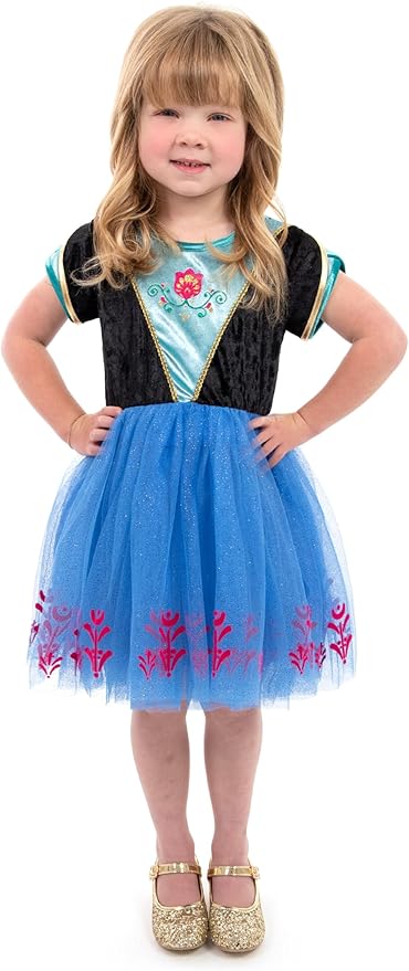 Little Adventures Alpine Princess Party Dress - Machine Washable Child Pretend Play Costume Outfit with No Glitter