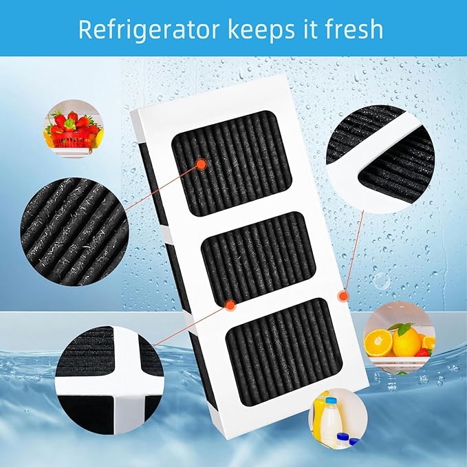 6 PACK Refrigerator Air Filter Replacement for PAULTRA2, Compatible with Frigidaire Pure Air Ultra 2, Pure air Ultra II, Pureair Ultra ii, and Electrolux 242047805, 5303918847, EAP12364179