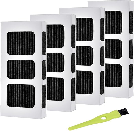 4 Pack Refrigerator Air Filter Replacement for Frigidaire Paultra2, Pure Air Ultra II, Pureair Ultra 2, and Electrolux 242047805, 5303918847, EAP12364179