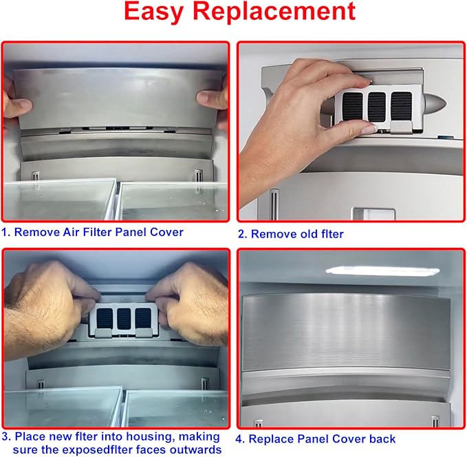 Refrigerator Air Filter Replacement for PAULTRA2 - Compatible with Paultra2 Frigidaire PureAir Ultra 2 - Pure Air Ultra 2 - Pureair Ultra ii and Electrolux 242047805, 5303918847, EAP12364179-6PACk