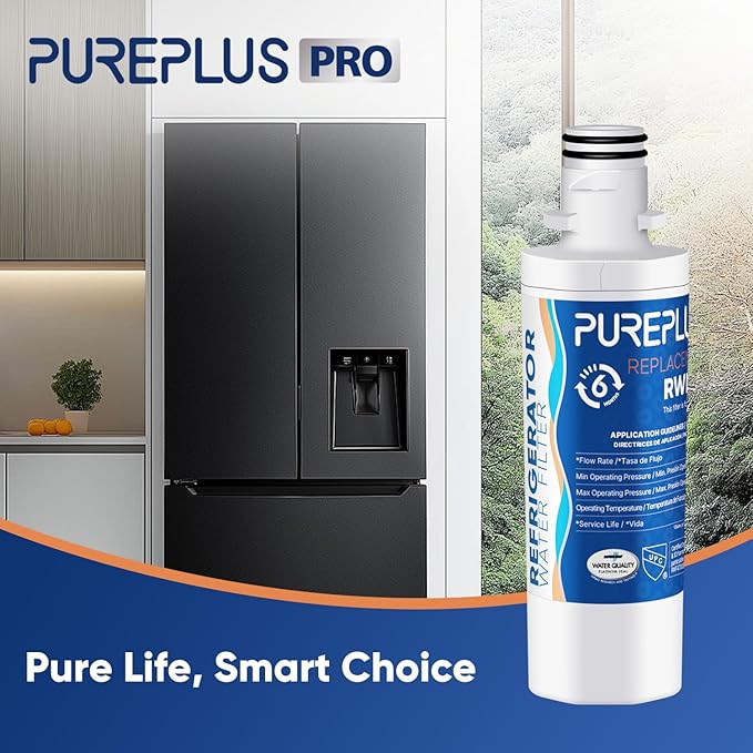 PUREPLUS ADQ747935 NSF 53&42 Certified Replacement for LT1000P LT1000 Kenmore Elite 9980 LT1000PC, MDJ64844601 ADQ74793501, LMXS28626S, LFXS26973S, Refrigerator Water Filter, 2Pack