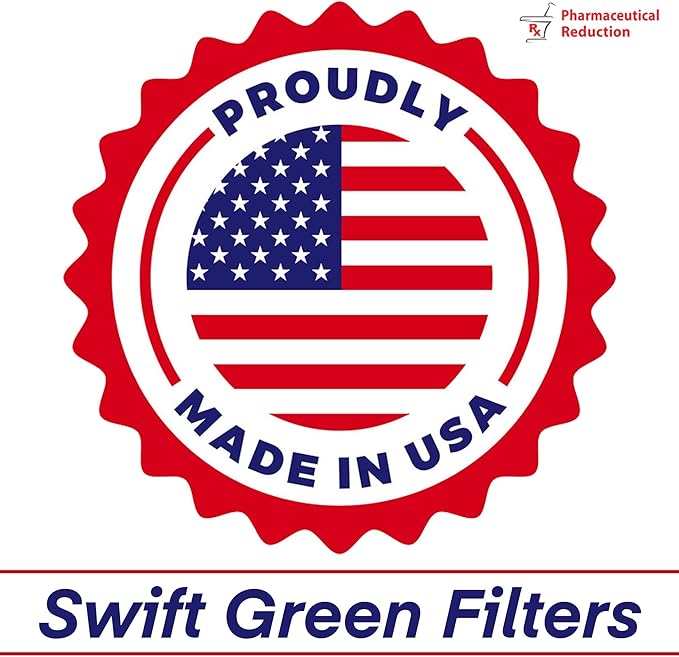 Swift Green Filters SGF-ADQ401 Rx Compatible for ADQ73613401,LT800P Pharmaceuticals Refrigerator Water Filter (3 Pack),Made in USA