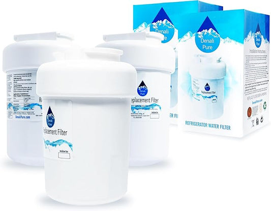 3-Pack Replacement for General Electric PFSS9PKYBSS Refrigerator Water Filter - Compatible with General Electric MWF, MWFP Fridge Water Filter Cartridge