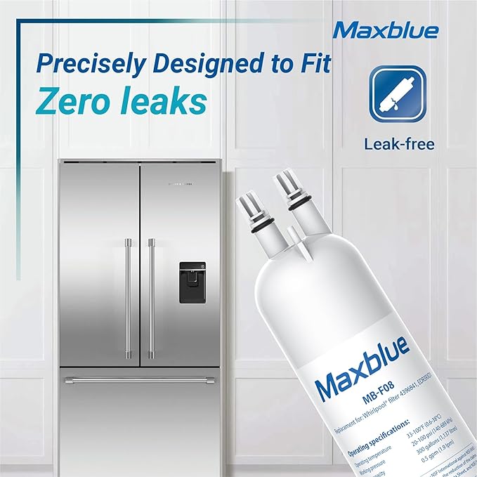 Maxblue EDR3RXD1 Replacement for 4396841, Everydrop® Filter 3, 4396710, Kenmore® 46-9083, 46-9030, Refrigerator Water Filter, 2 Filters