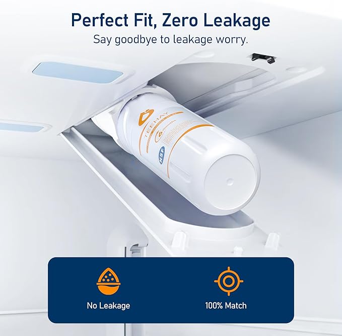 TEEHAY W10413645A Water Filter 2 Replacement, Compatible with Everydrop Filter 2, EDR2RXD1, Whirlpool WHR2RXD1, P9KB2L, P9RFKB2L, Whirlpool WRX986SIHZ, WRF757SDHZ, WRF767SDHZ, WRF736SDAM, 3 Pack