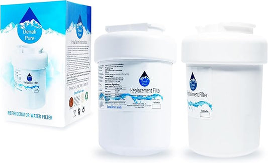 Denali Pure 2-Pack Replacement for GE GSC23LSRCSS Refrigerator Water Filter - MWF, MWFP Compatible - 2 Count Resin Refrigerator Water Filter
