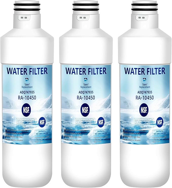 LT1000P ADQ747935 Water Filter Replacement for LG LT1000P/PC/PCS ThinQ Water Filter AGF80300704,LRFS28XBS,LRFLC2706S,LRMXS2806S,LMXS28626S,LFXS26973S,LFXC22526S