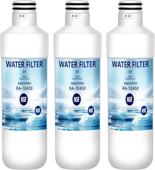 LT1000P ADQ747935 Water Filter Replacement for LG LT1000P/PC/PCS ThinQ Water Filter AGF80300704,LRFS28XBS,LRFLC2706S,LRMXS2806S,LMXS28626S,LFXS26973S,LFXC22526S