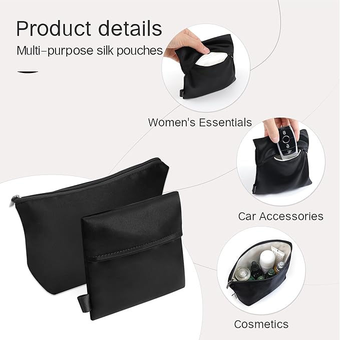 Silky Bag Insert Fit for Hermes Lindy 19/26, Silky Purse Organizer, Lightweight and Silk Touch (Fits Lindy 26, Black)