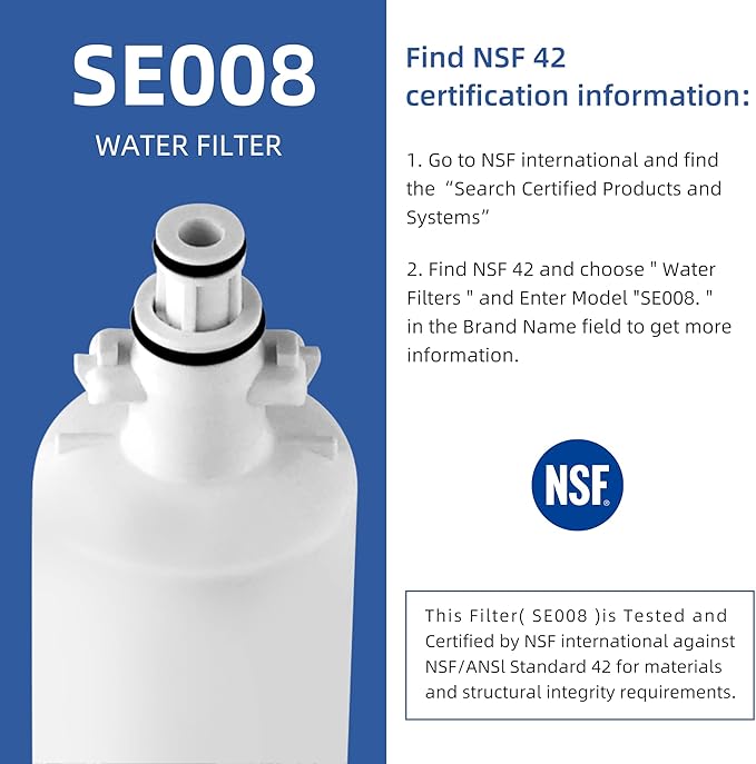 SETFEEL Adq360061 Water Filter Replacement for LG Refrigerator Lt700p Adq36006101 Lfds22520s,Fit Kenmore 9690 469690 Adq36006102 Lfxc24726s Lfxc29626s Rwf1200a Water Filter, 3-Pack