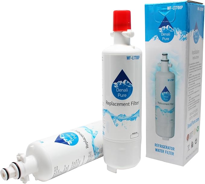 2-Pack Replacement for LG ADQ36006102-S Refrigerator Water Filter - Compatible with LG ADQ36006102-S Fridge Water Filter Cartridge